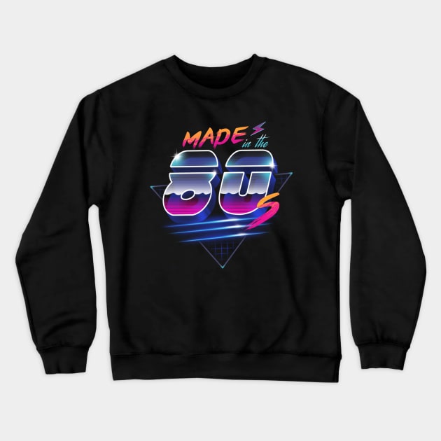 Made in the 80's Crewneck Sweatshirt by Vincent Trinidad Art